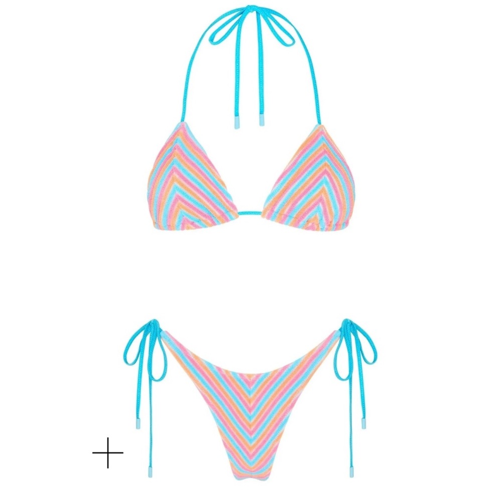 TRIANGL Vinca Sherbet Stripe bikini